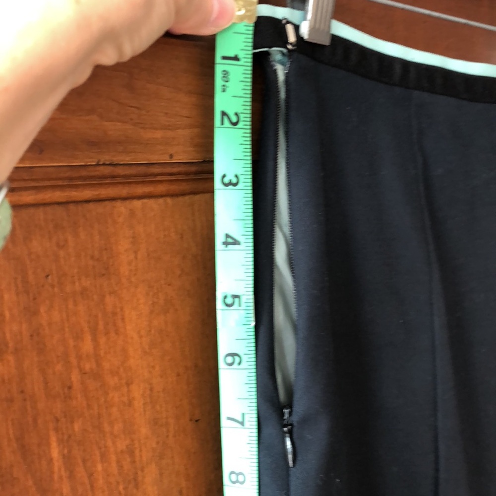 EUC Anthropologie elevenses black pencil skirt - Picture 3 of 5